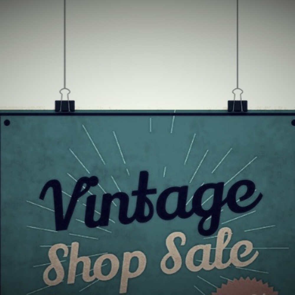 Vintage Shop Sale Coming Next Week
